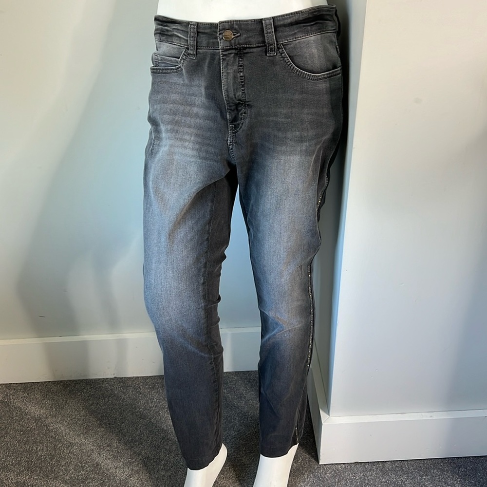 Dream Sylvie Meis MAC 24 7 Skinny Rhinestone Distressed Jeans